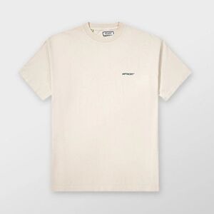 864 New APTHCRY Vintage White Micro Logo T-Shirt Sz Small